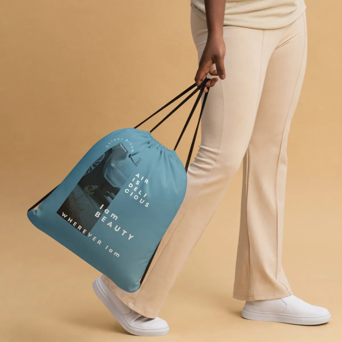 I am BEAUTY | Drawstring bag