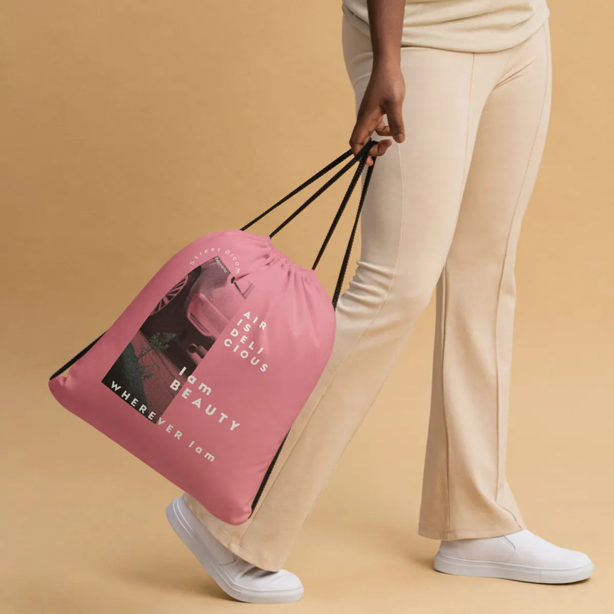 I am BEAUTY | Drawstring bag