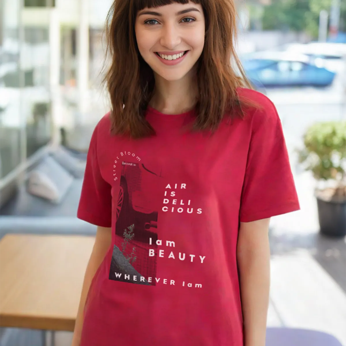 I am BEAUTY | garment-dyed heavyweight t-shirt, Relaxed Fit, Soft & Durable