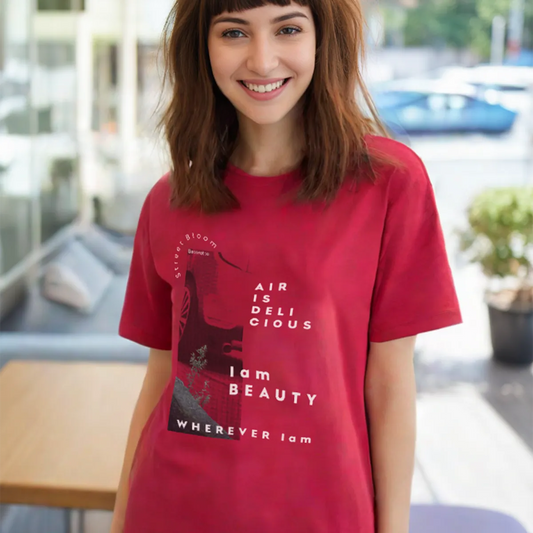I am BEAUTY | garment-dyed heavyweight t-shirt, Relaxed Fit, Soft & Durable
