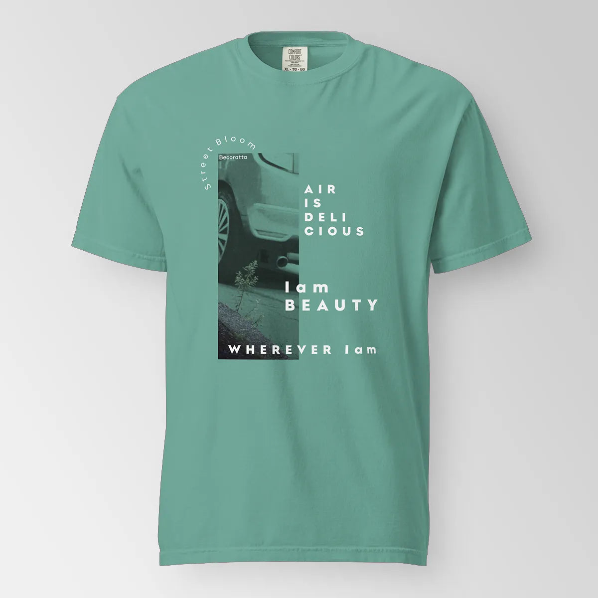 I am BEAUTY | garment-dyed heavyweight t-shirt, Relaxed Fit, Soft & Durable