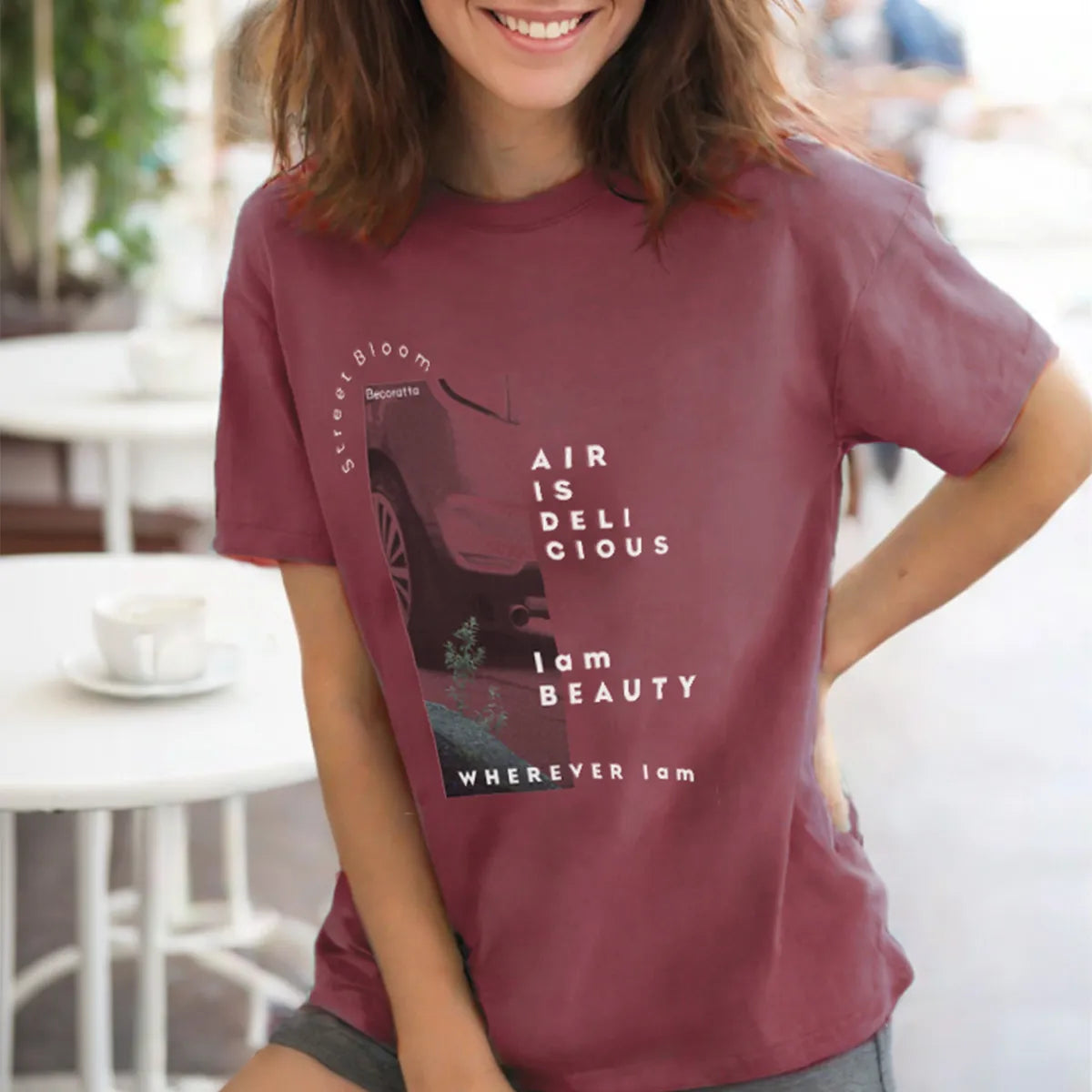 I am BEAUTY | garment-dyed heavyweight t-shirt, Relaxed Fit, Soft & Durable