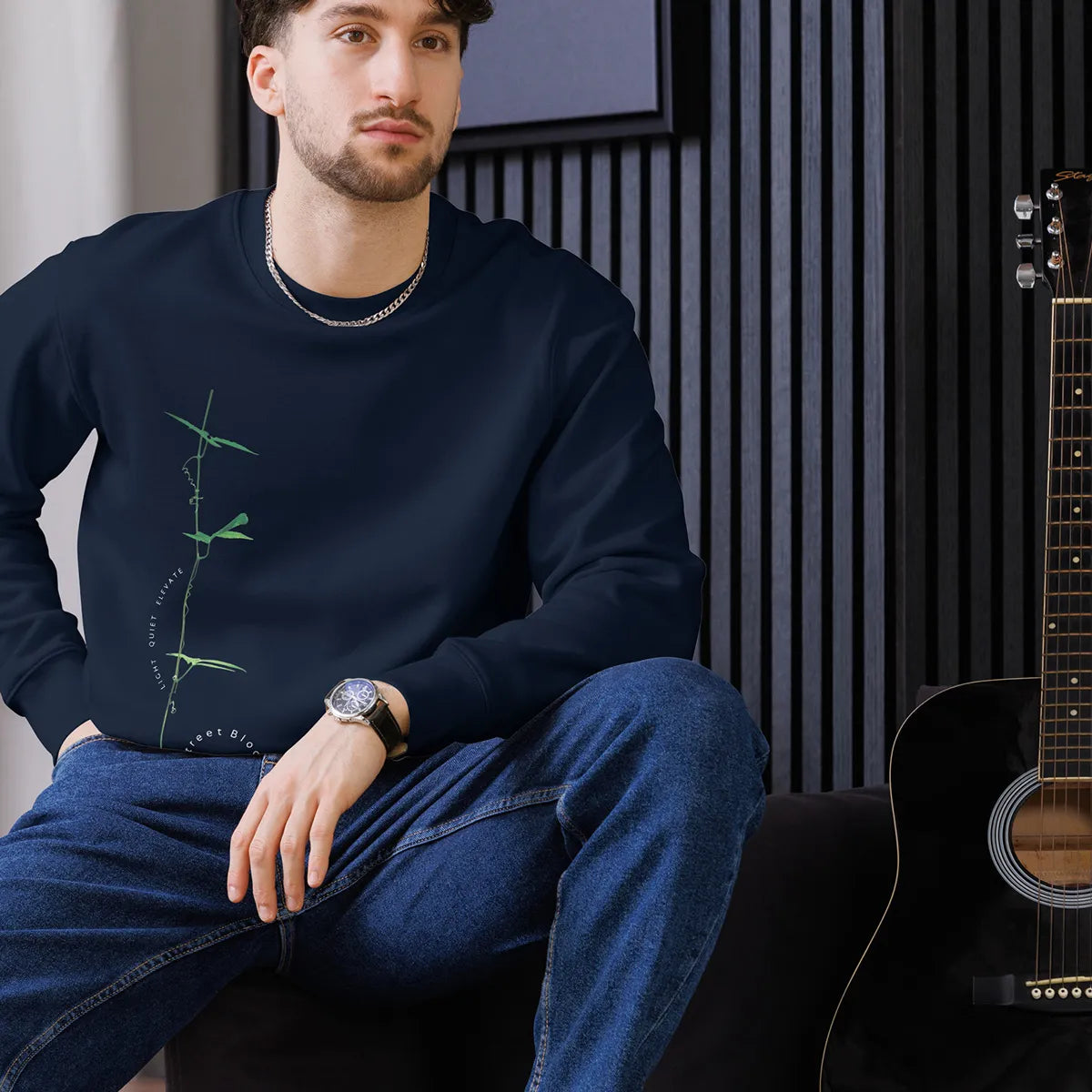 LIGHT QUIET ELEVATE | Organic sweatshirt, Eco-Friendly Urban Style