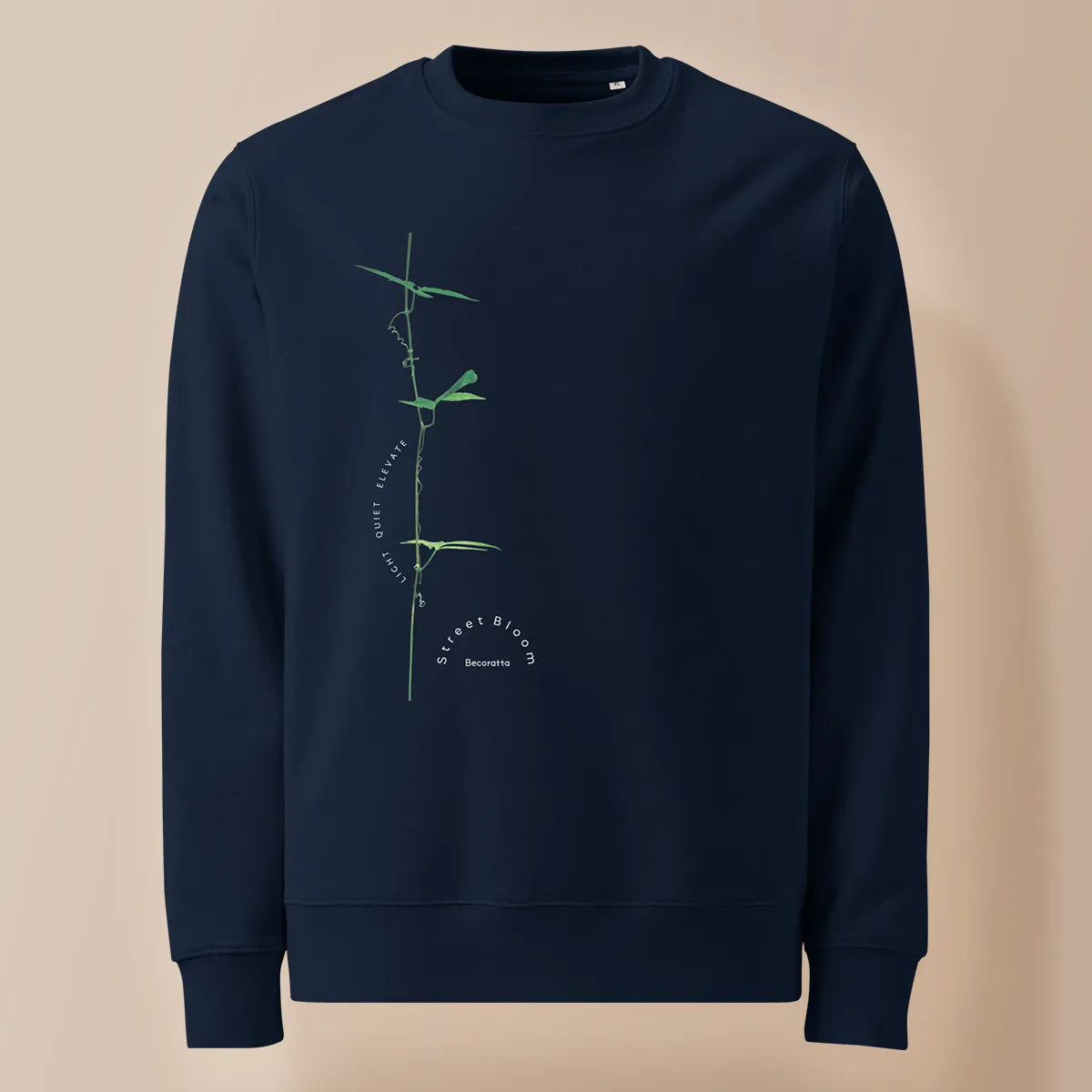 LIGHT QUIET ELEVATE | Organic sweatshirt, Eco-Friendly Urban Style