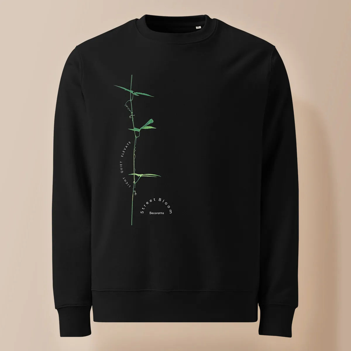 LIGHT QUIET ELEVATE | Organic sweatshirt, Eco-Friendly Urban Style