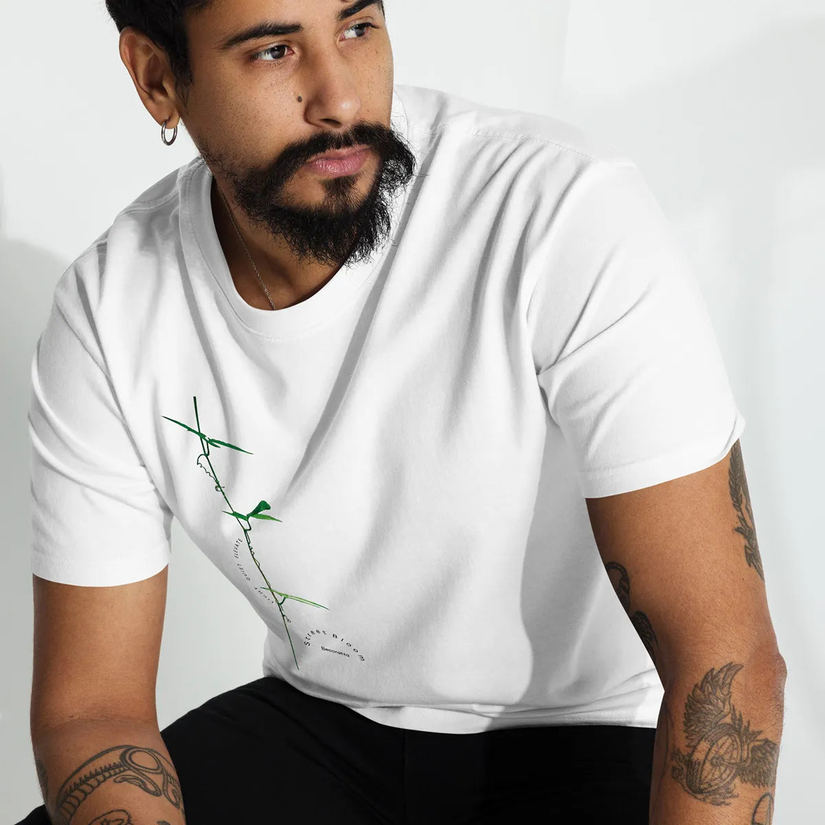 LIGHT QUIET ELEVATE | Organic T-Shirt, Eco-Friendly Urban Style